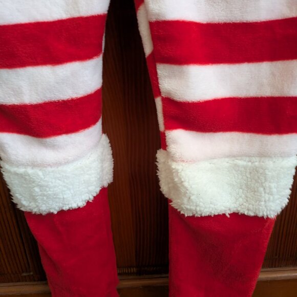 NWT Derek Heart Elf Onsie Sleeper Ugly Christmas Sweater PJ's Small - Picture 6 of 8